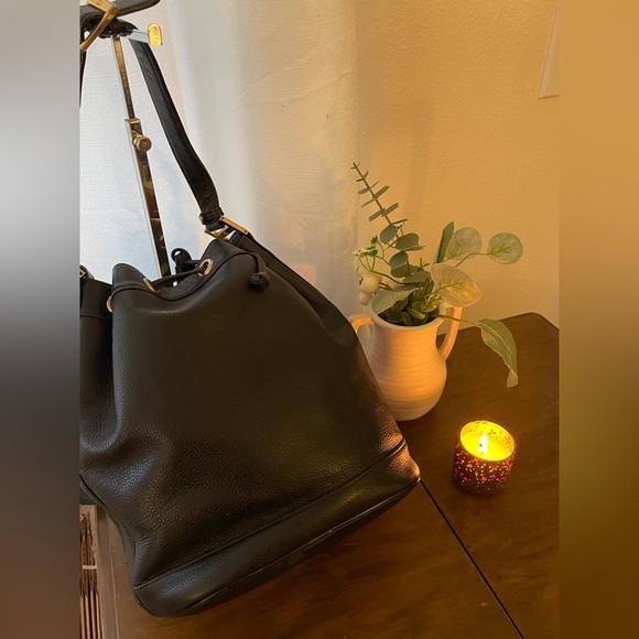 MCM Black Leather Bucket Bag - Picture 8 of 16